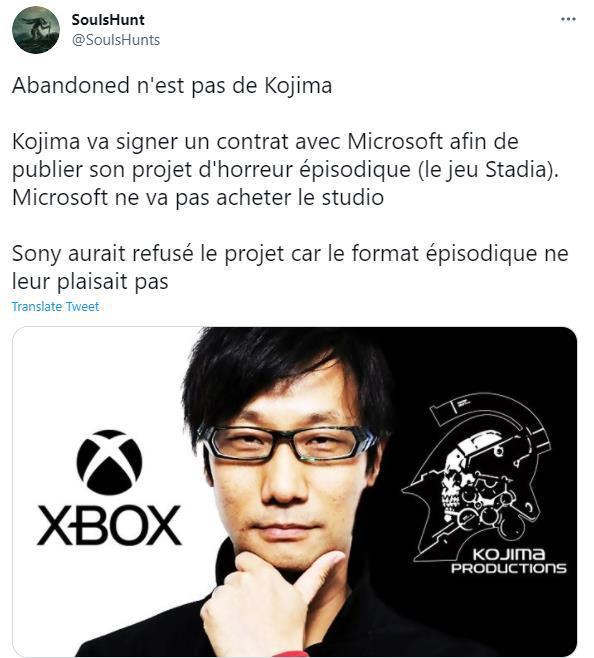 小岛秀夫新作已开始研发？或将由微软XBOX进行发布发行！