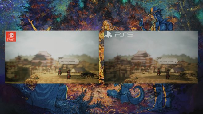 《八方旅人2》PS5/Switch画质对比影像公布